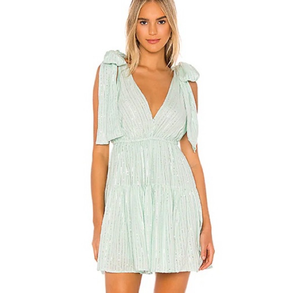 NWT Revolve “Sundress”Fanya Mini Dress in Roma Pool Sz XS/S